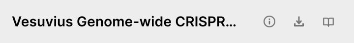 Collection name showing 3 option buttons